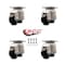 Service Caster Nylon Swvl TP Light Duty Floor Leveling Caster w/2.83" Diameter BLK Wheels, 4PK SCC-TPLV30S75-NYR-1100-4 - alternate 2